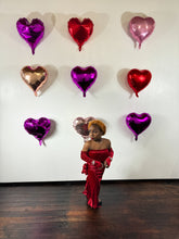 Load image into Gallery viewer, Red Rose Dress EXTRA PETITE